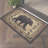 Nature's Nest Black  Lodge Area Rug-2056469902
