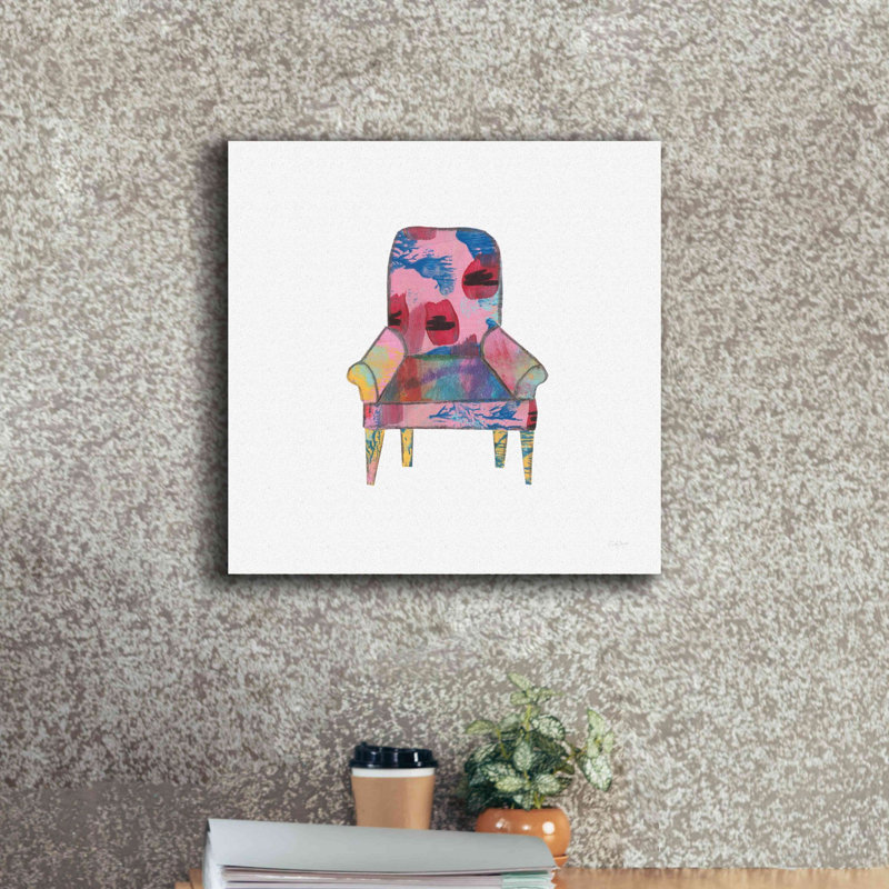 Kenyce Mod Chairs VII par Courtney Prahl, H 18 po x l 18 po x P 0,75 po