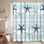 Rideau de douche 12 rayures Coastal Starfish-104624593