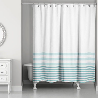 Maurine Stripes Single Shower Curtain