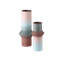 Happy 80'S Blue & Red Vase Set Of 2