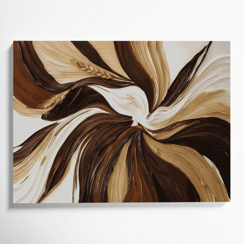Art mural sur toile Lyrical Abstraction 30, H 20 po x l 24 po
