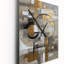 Jaione - Horloge murale abstraite Mid-Century-1263435097