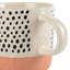 Nicola Spring - Dipped Dotty Stoneware Coffee Mug - 385ml-60545440