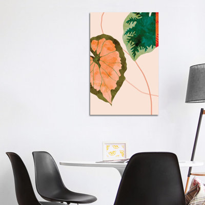 «Tropical Leaves I» par Ana Rut Bré - impression d'art graphique