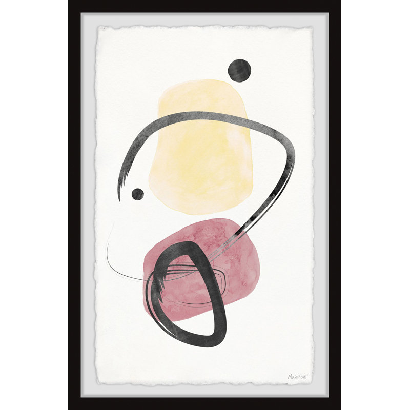 Red Patch - Single Picture Frame Painting, 30 cm H x 20 cm W