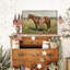Bay Mare Horse With American Flag-1906310005