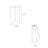 Adwita 1- Light Iron Metal Flush Mounted Wall Sconce