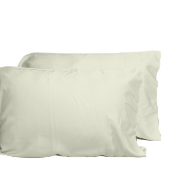 Taie d'oreiller en satin de coton à densité de tissage 320 fils Bamboo Premium