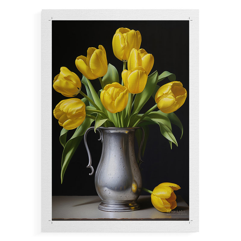FLORAL Series DCCXCV - Impression sur toile seulement - NON CADRE, H 48 po x l 32 po