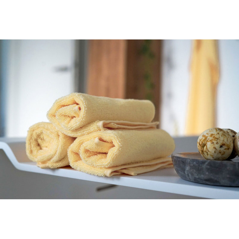 Midweight Bath Towel, Yellow