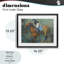 Polo Rider in Dynamic Motion, reproduction encadrée sous verre, conception de Jadei-1370675078-1370675083
