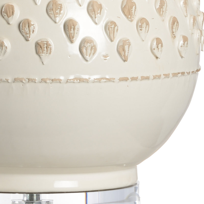 Table Lamp, Aged Cream