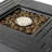 28-Inch Iron Square Propane Fire Pit Table