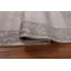 Tapis beige / gris / mauve en laine noué à la main de conception unique 5 pi 5 po x 7 pi 11 po
