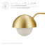 Applique murale en laiton Eclipse Globe-101991375