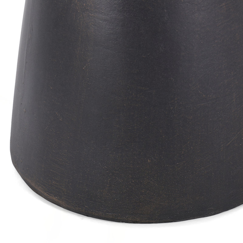 Table d'appoint d'extérieur en béton, Copper
