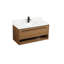 Ensemble de meuble-lavabo simple mural 40 po Roman-1266962326