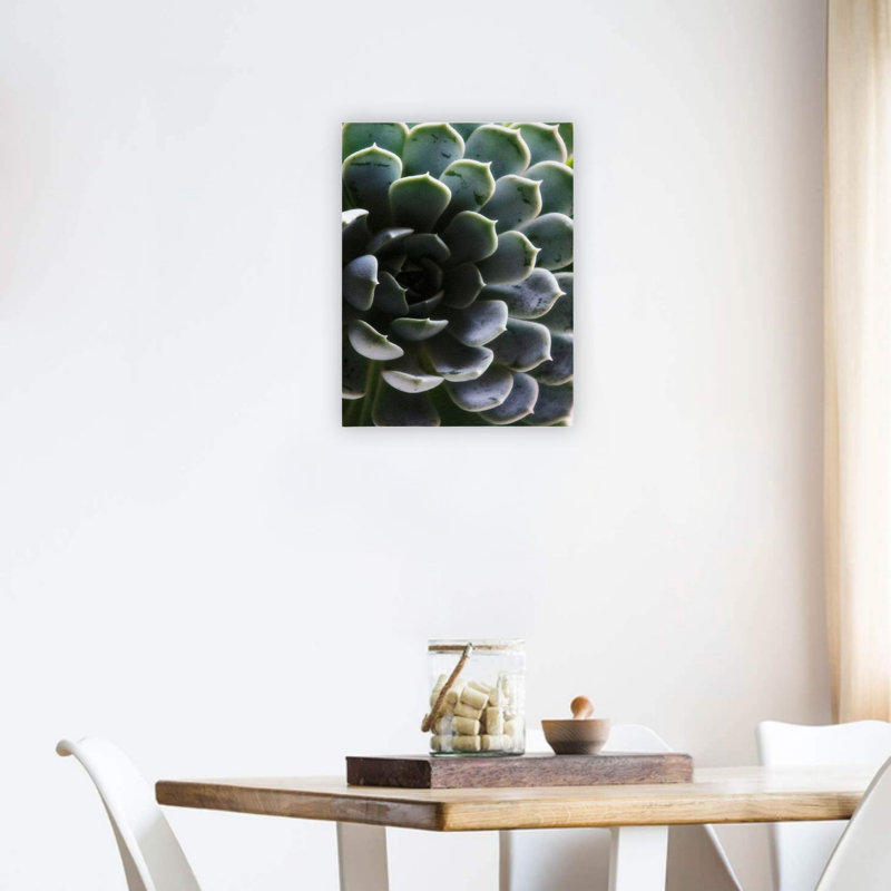Toile grasse verte zen verte décoration murale 24 po x 18 po