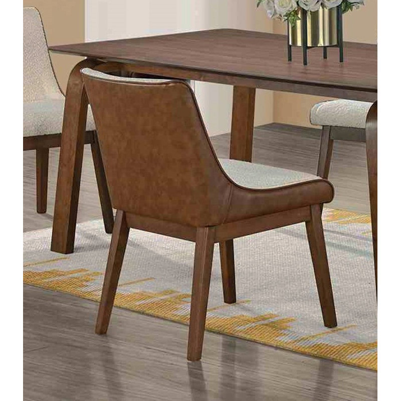 Chaise d'appoint 2 pièces Mid-Century