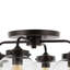 Plafonnier semi-encastré 4 lumières 18 po Ailana-855788807
