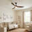 Modern Smart Ceiling Fan With Led Light-1133478863