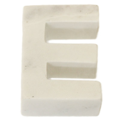 Zeb Marble Helvetica Letter Block