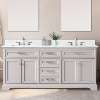 Ensemble de meuble-lavabo double 72 po Currahee