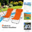 Chaise de plage inclinable Knag