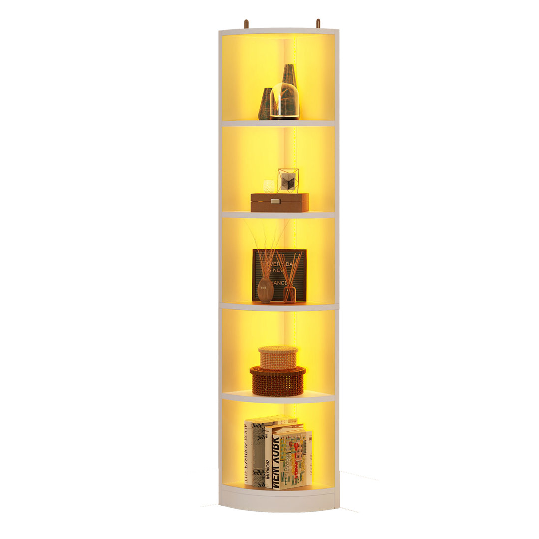 Jetske Corner Bookcase