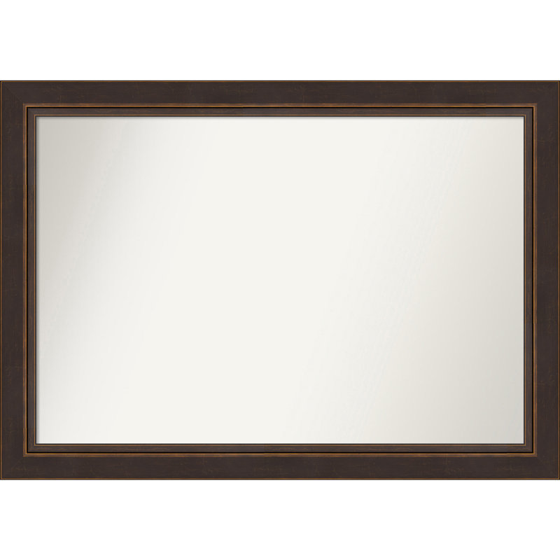 Ramsses Solid Wood Wall Mirror, 27.5" x 38.5", Rectangle
