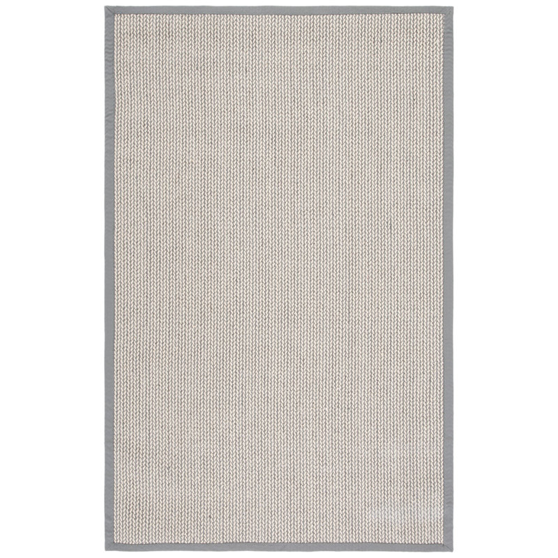 Glyndon Natural Fiber Wool & Sisal Solid Color Rug, Rectangle 9' x 12'