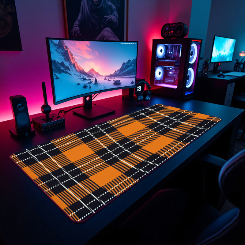 Polyester Desk Pad, 31.5x15.5