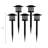 Solar Matte Black Solar Powered Integrated LED Pathway Light Pack