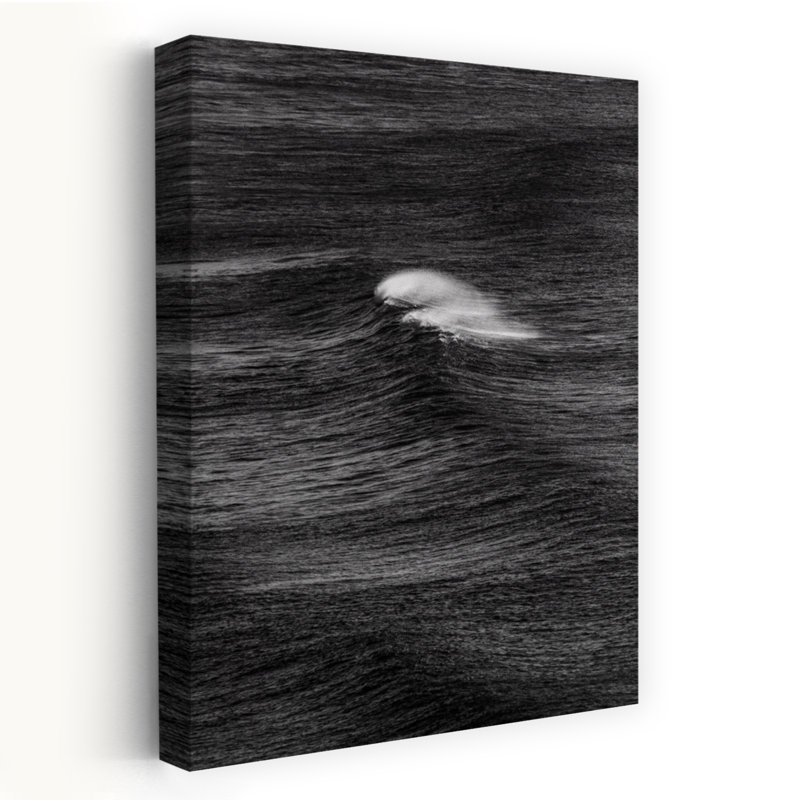 Art contemporain contemporain abstrait océanique, H 36 po x l 24 po