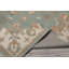 Multi Size Aqua Hand Hooked Transitional Agra Wool Oriental Area Rug-526922381