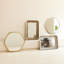 Hexagon Aluminium Mirror