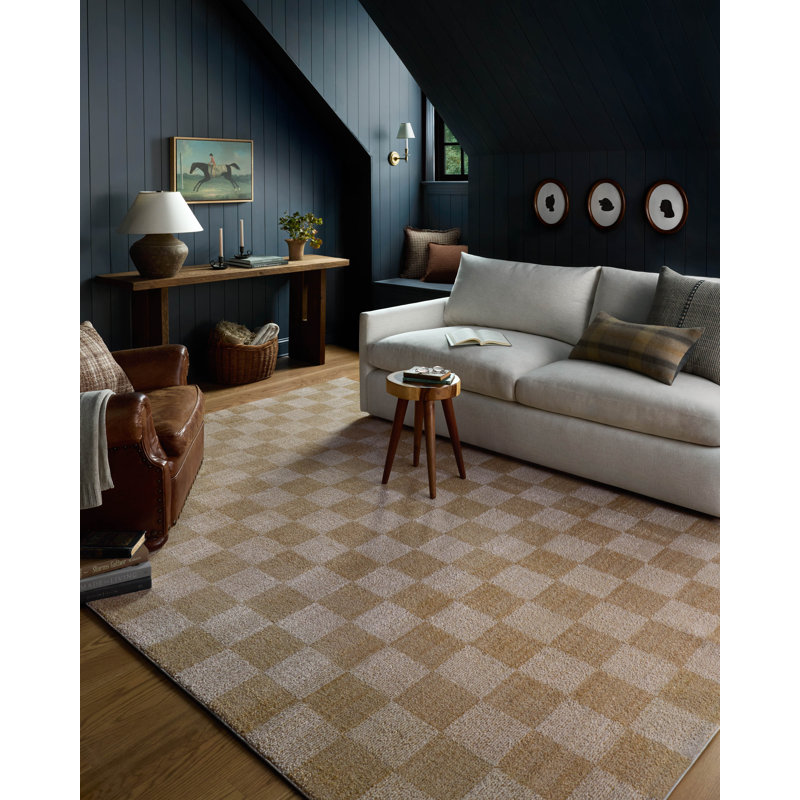 Chris Loves Julia x Loloi Calvin Wheat / Ivory Area Rug, Rectangle 2'3" x 3'10"