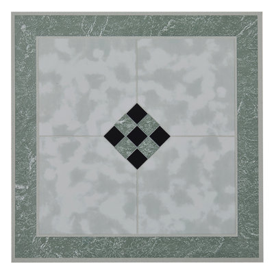 10Pcs Self-adhesive PVC Flooring Tiles Set