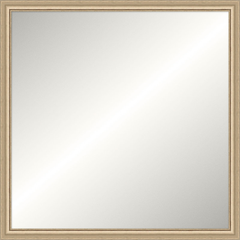 Chamblee Solid Wood Mirror, Square, 39.5" x 39.5"