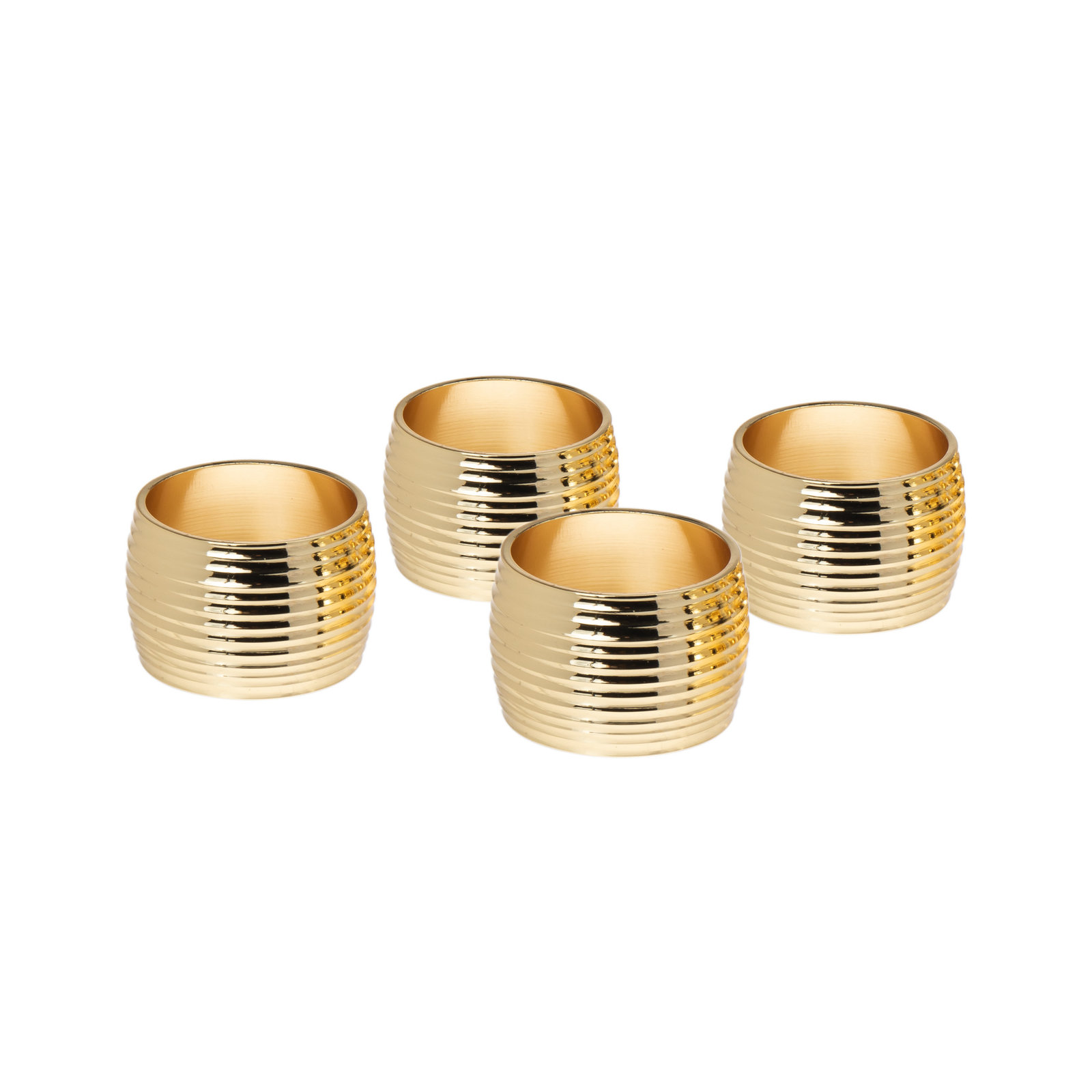 Napkin Rings, Gold