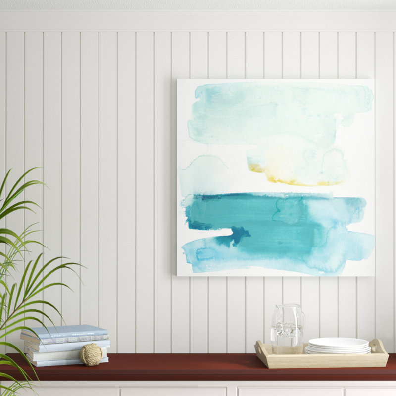 «Liquid Shoreline VII», peinture sur toile, H 36 po x l 36 po