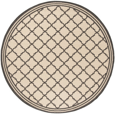 Hardrian Indoor/ Outdoor Cream/Black Rug