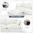 Rinnie Upholstered Sofa, Cloud Sofa, Modular Sectional Sofa 3 Seat Couch for Living Room-1330735259