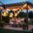 50ft 50-Bulb Outdoor Plug-in Globe String Lights, Shatterproof, Connectable, Soft Warm Glow