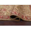 Tapis brun en laine fait à la main Agra 8 x 11