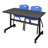 Nicklos Flip-Top Training Nesting Table, 2 M Stack Chairs-32668136-32668129