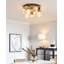 Annai LED Ceiling Lamp Annai Glass Gold