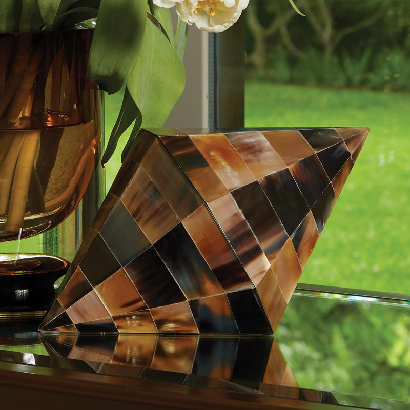Triangle Cone Box - corne brune