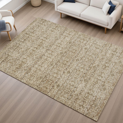Premium Machine Washable Mayfield AMF2152 Striped Rug